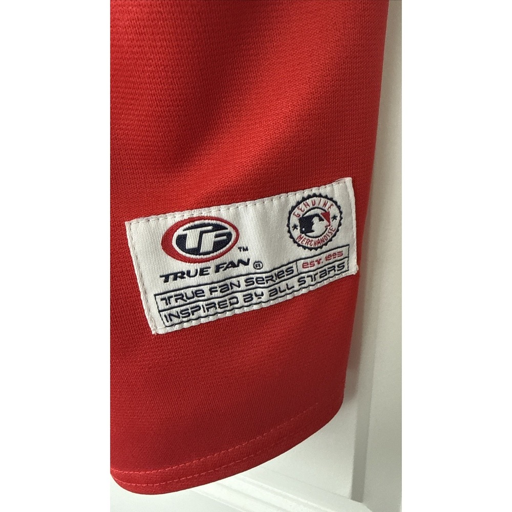 Philadelphia Phillies Baseball ButtonUp XL Embroidered Jersey True Fan Series - Picture 3 of 10